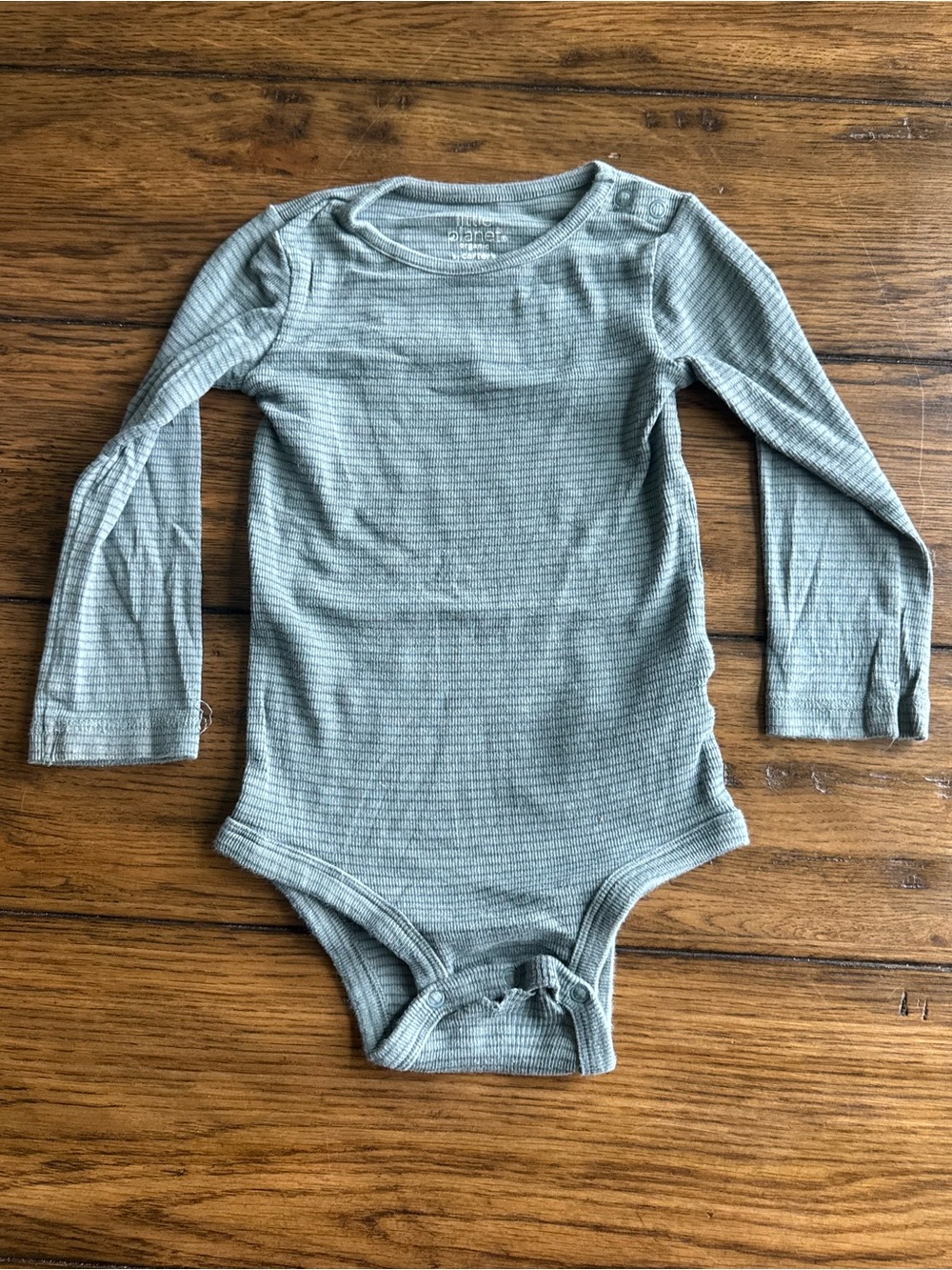 Little Planet Organic Stretch One-Piece in Dusky Blue